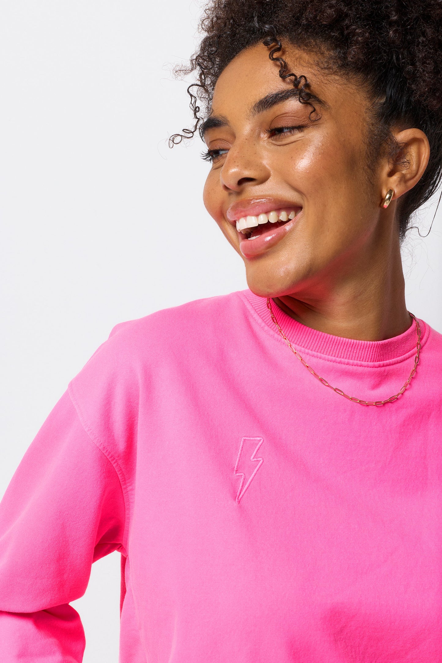 Neon Pink Washed Ultimate Sweatshirt