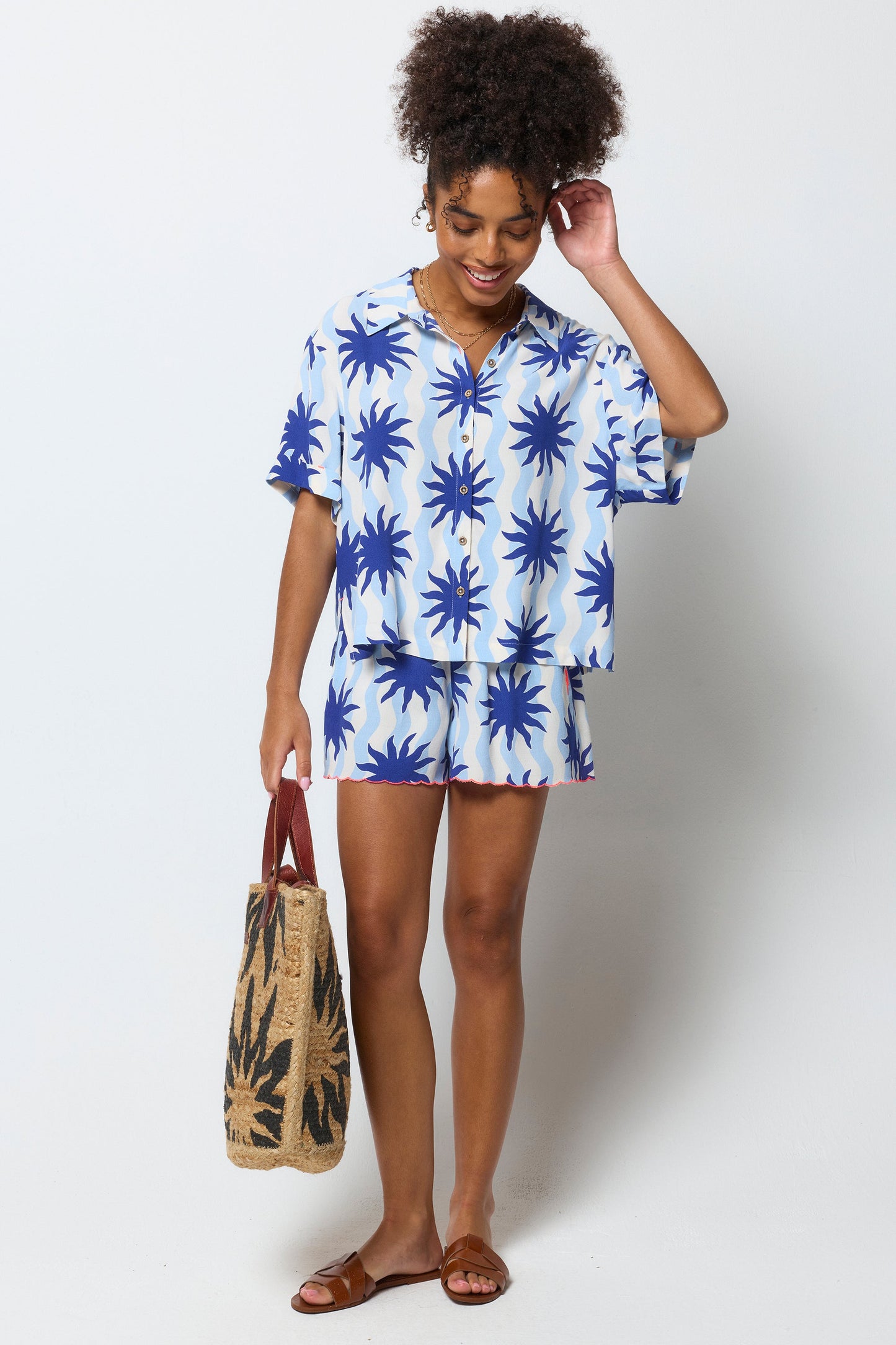 Blue Sunstar Shirt