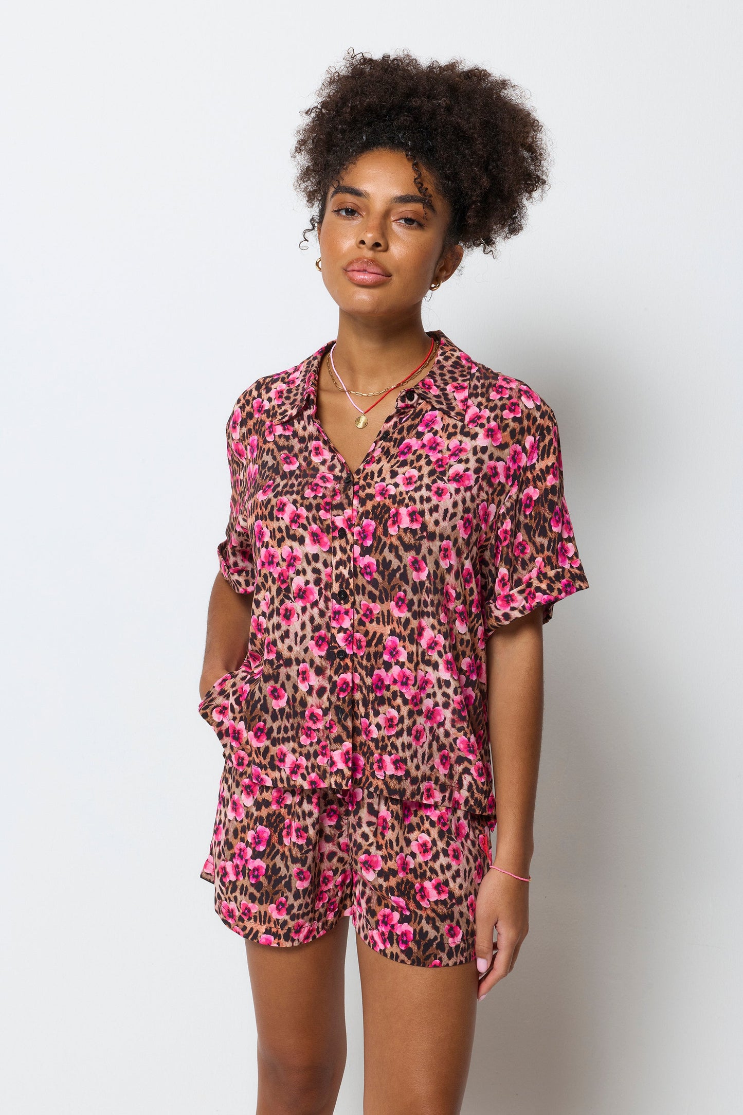 Neutral Paradise Cheetah Shirt