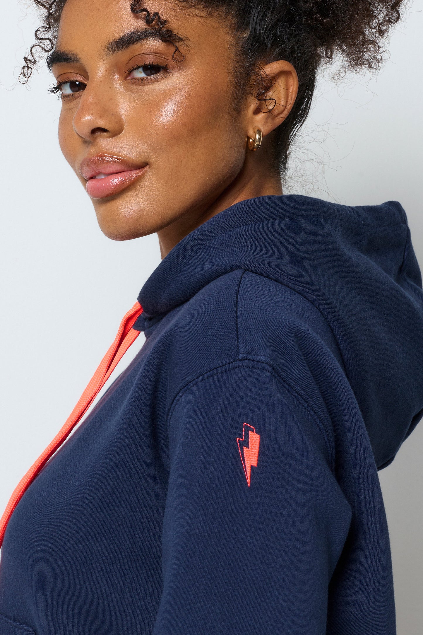Navy Embroidered Logo Ultimate Hoodie