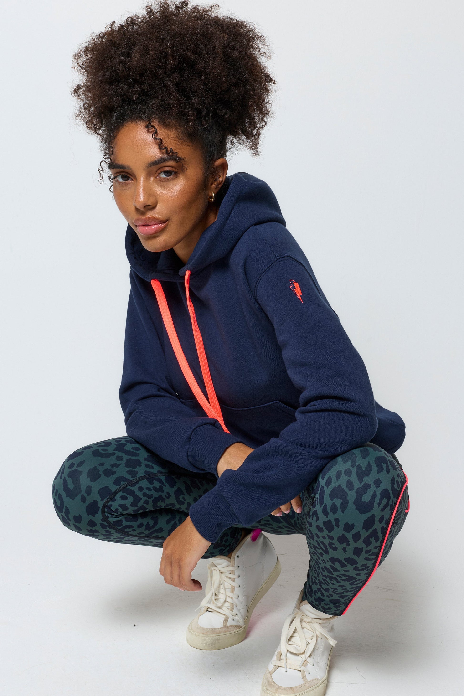 Navy Embroidered Logo Ultimate Hoodie