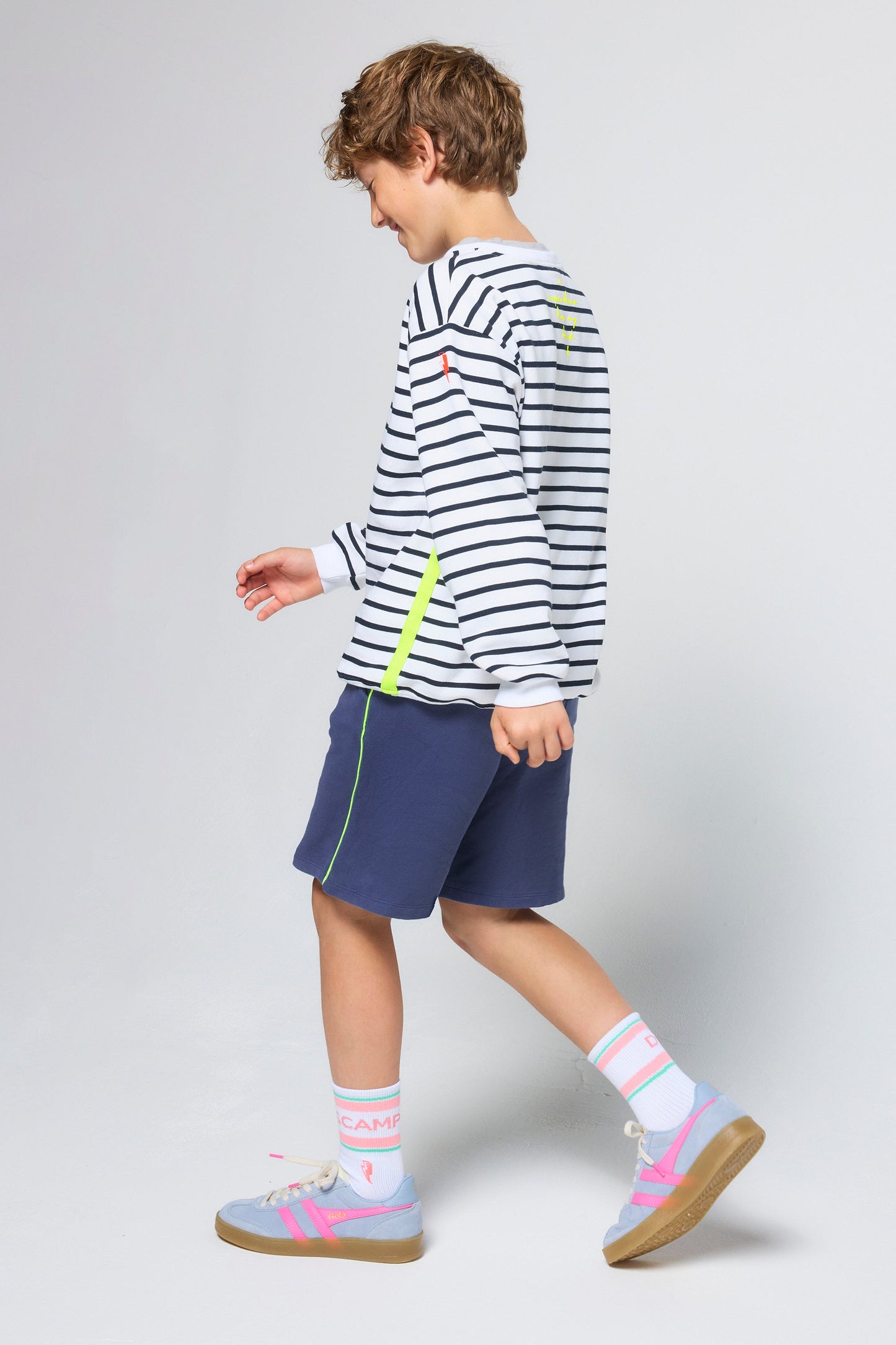 COMING SOON: Kids Navy Stripe Colourblock Sweatshirt