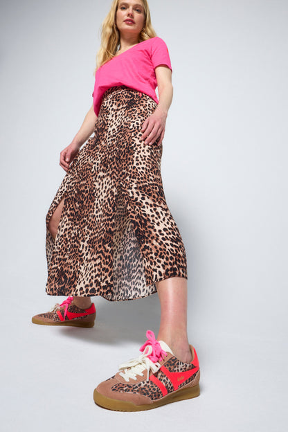 Gola for Scamp & Dude Neutral Cheetah Tornado Trainers