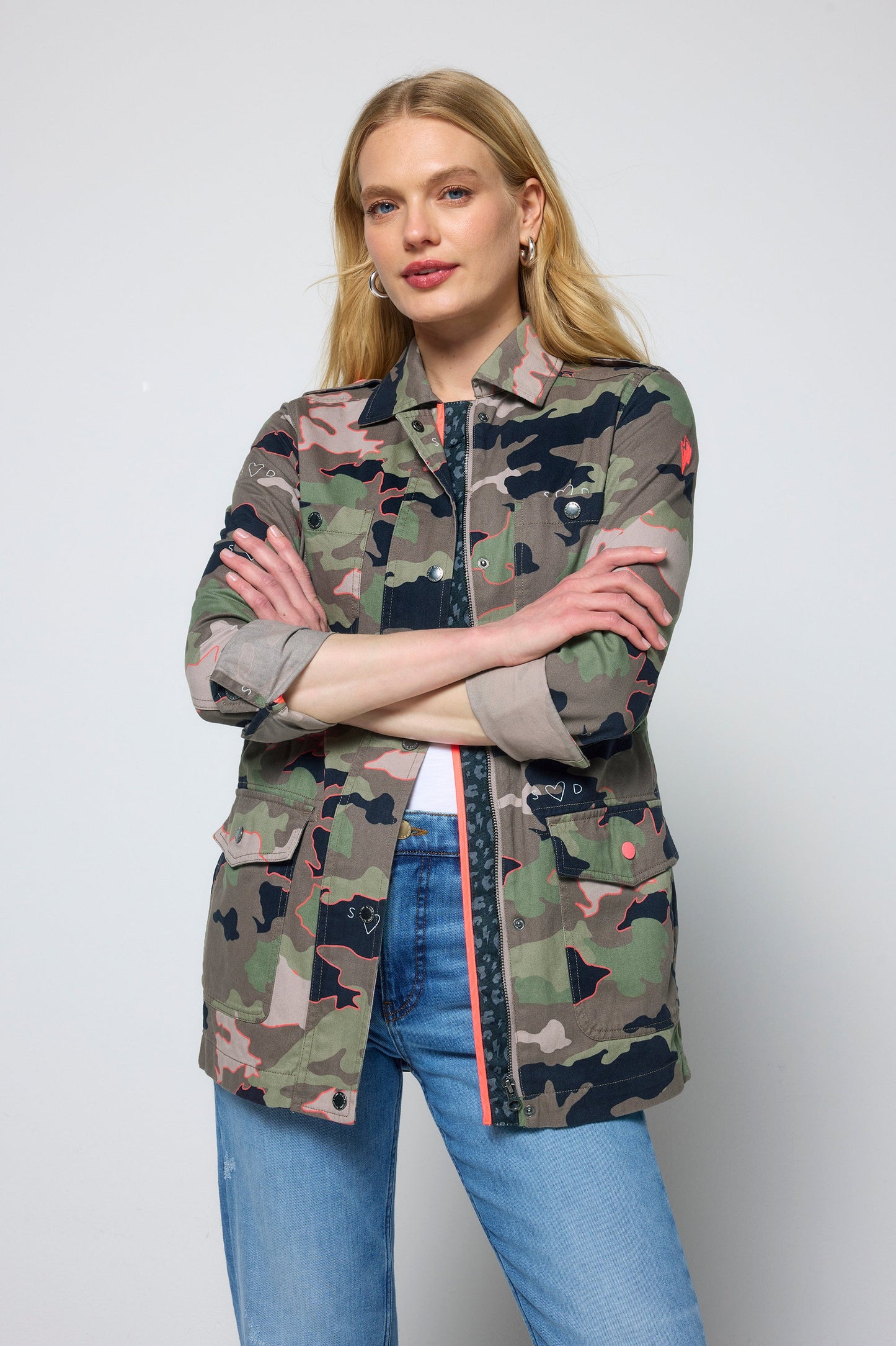 Khaki Camo Utility Jacket