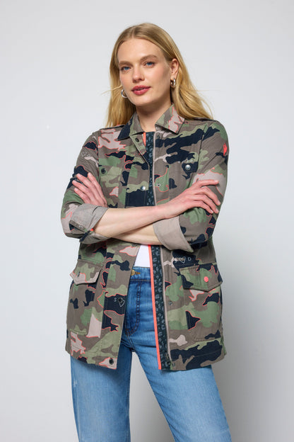 Khaki Camo Utility Jacket