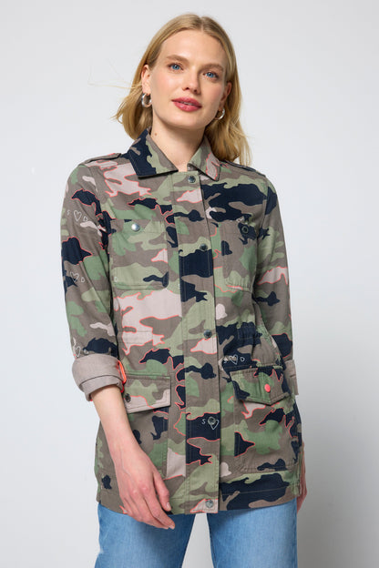 Khaki Camo Utility Jacket
