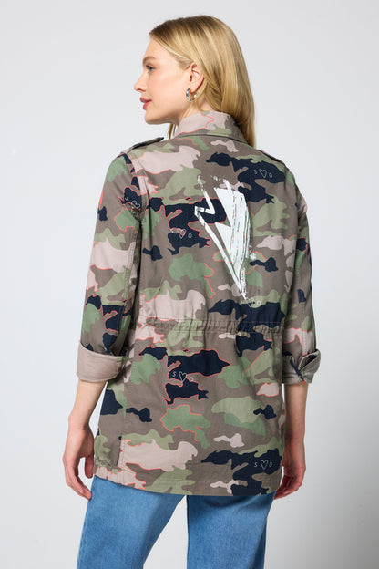 Khaki Camo Utility Jacket