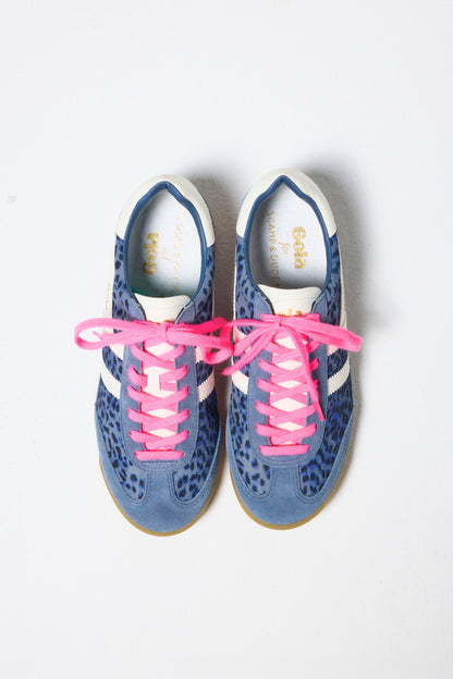 Gola for Scamp & Dude Navy Cheetah Tornado Trainers
