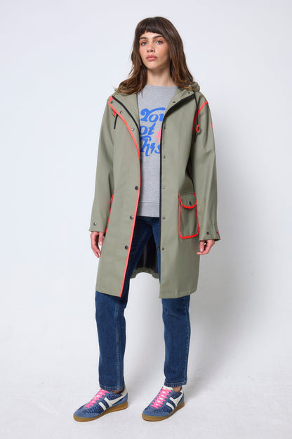 Khaki Raincoat