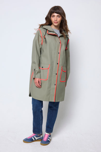 Khaki Raincoat