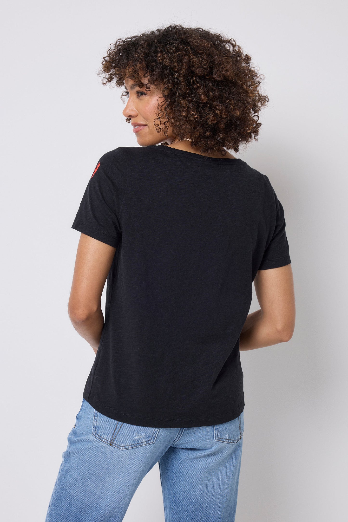 Black V-Neck T-Shirt