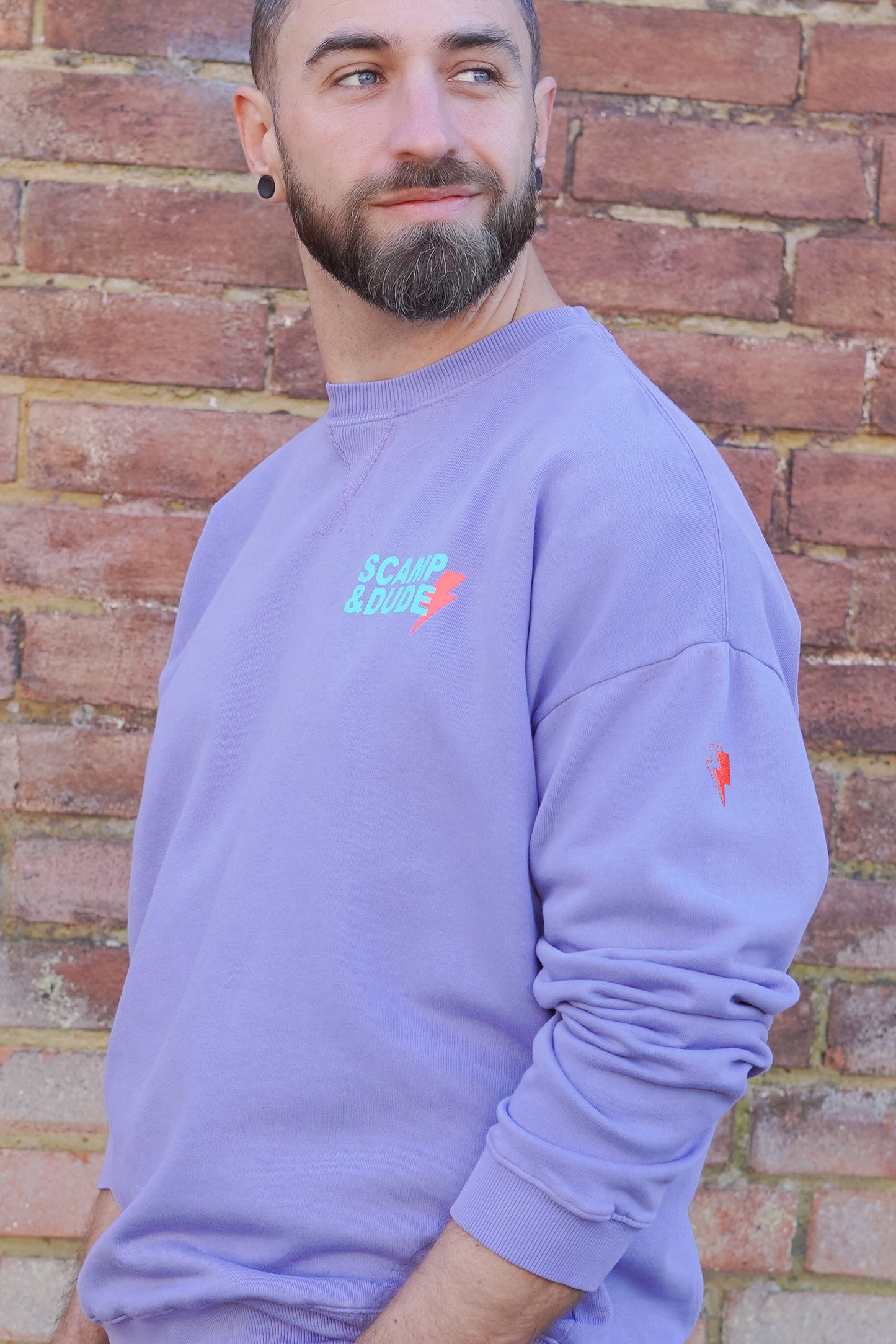 Mens Lilac Sweatshirt