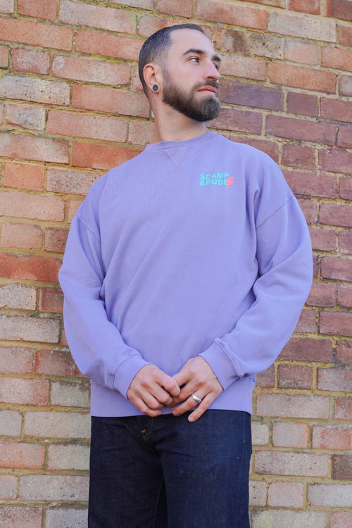 Mens Lilac Sweatshirt
