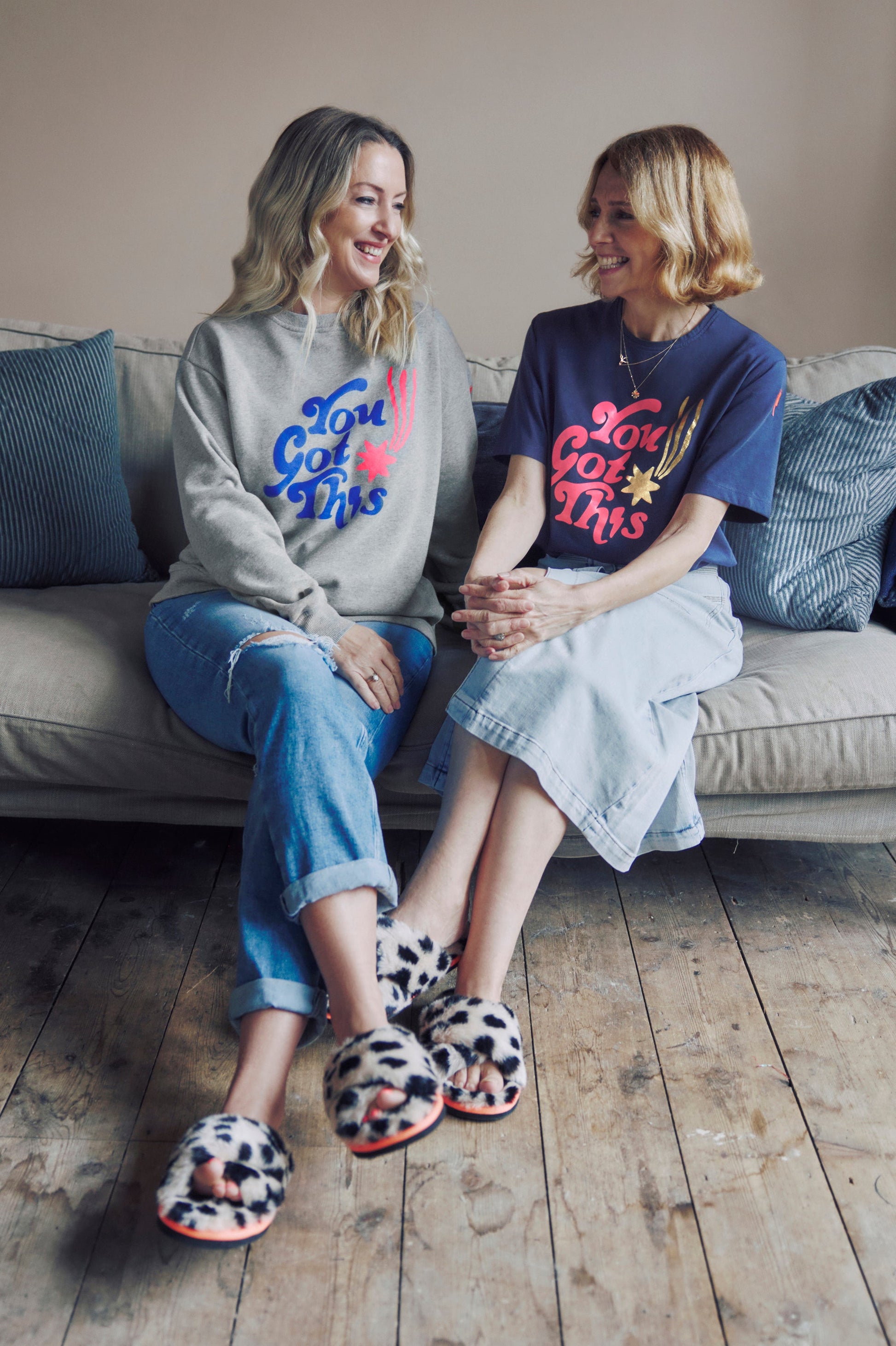 Scamp & Dude x Maggie's Grey Marl 'You Got This!' Charity Oversized Sweatshirt