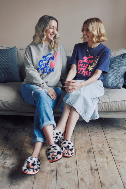 Scamp & Dude x Maggie's Grey Marl 'You Got This!' Charity Oversized Sweatshirt