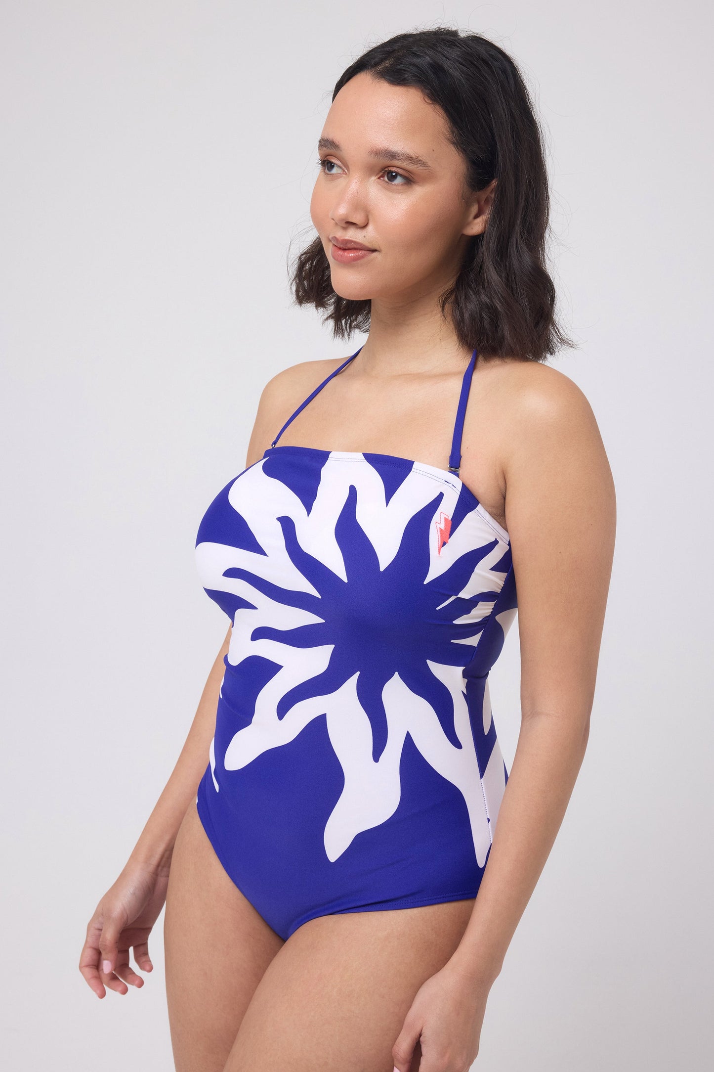 Blue Sunstar Bandeau Swimsuit