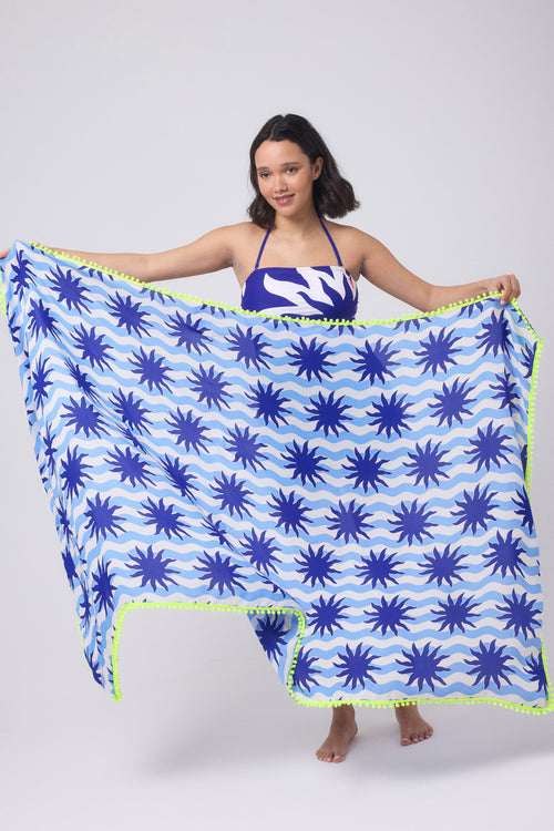 Blue Sunstar Charity Super Scarf