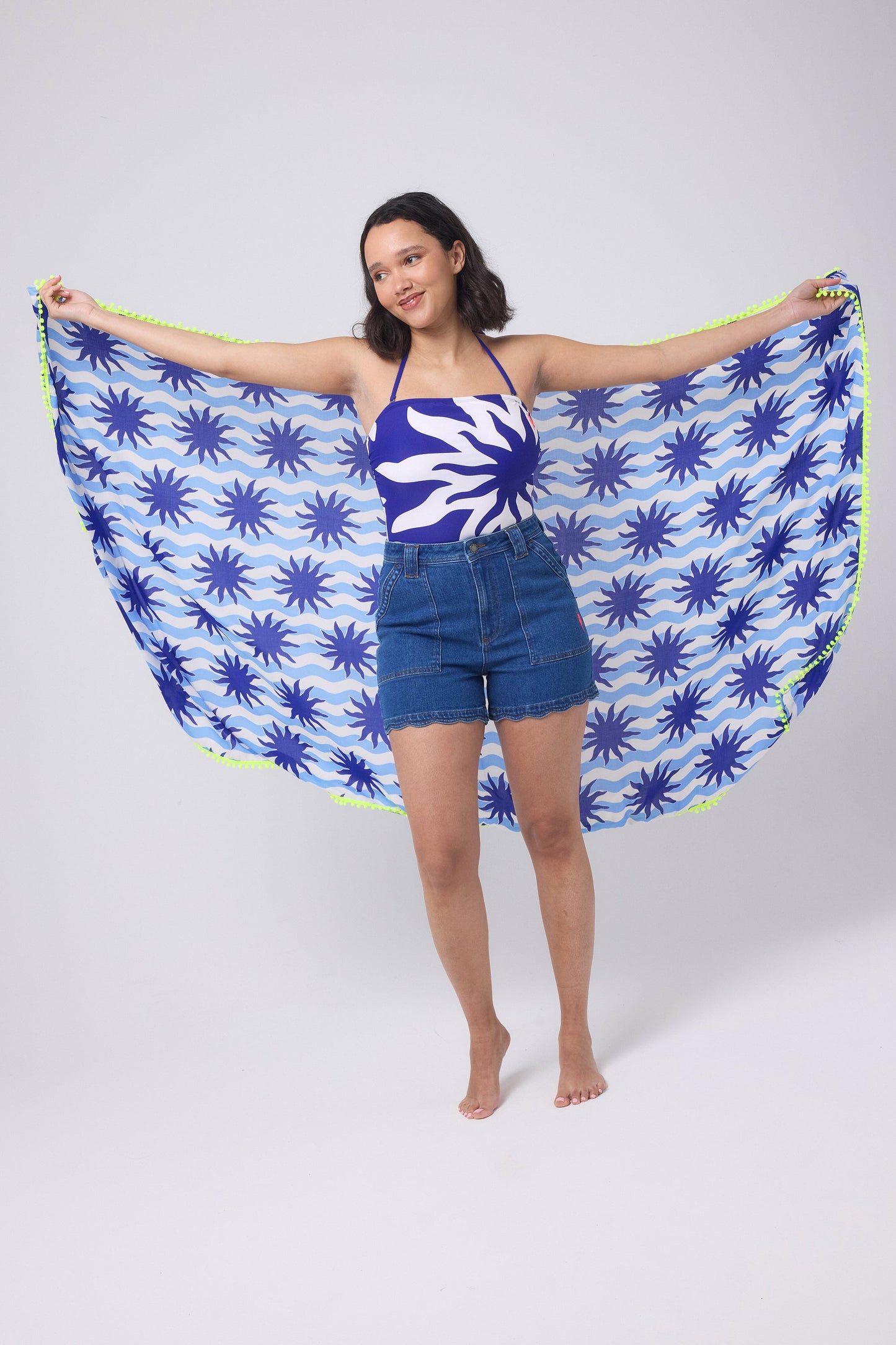 Blue Sunstar Charity Super Scarf
