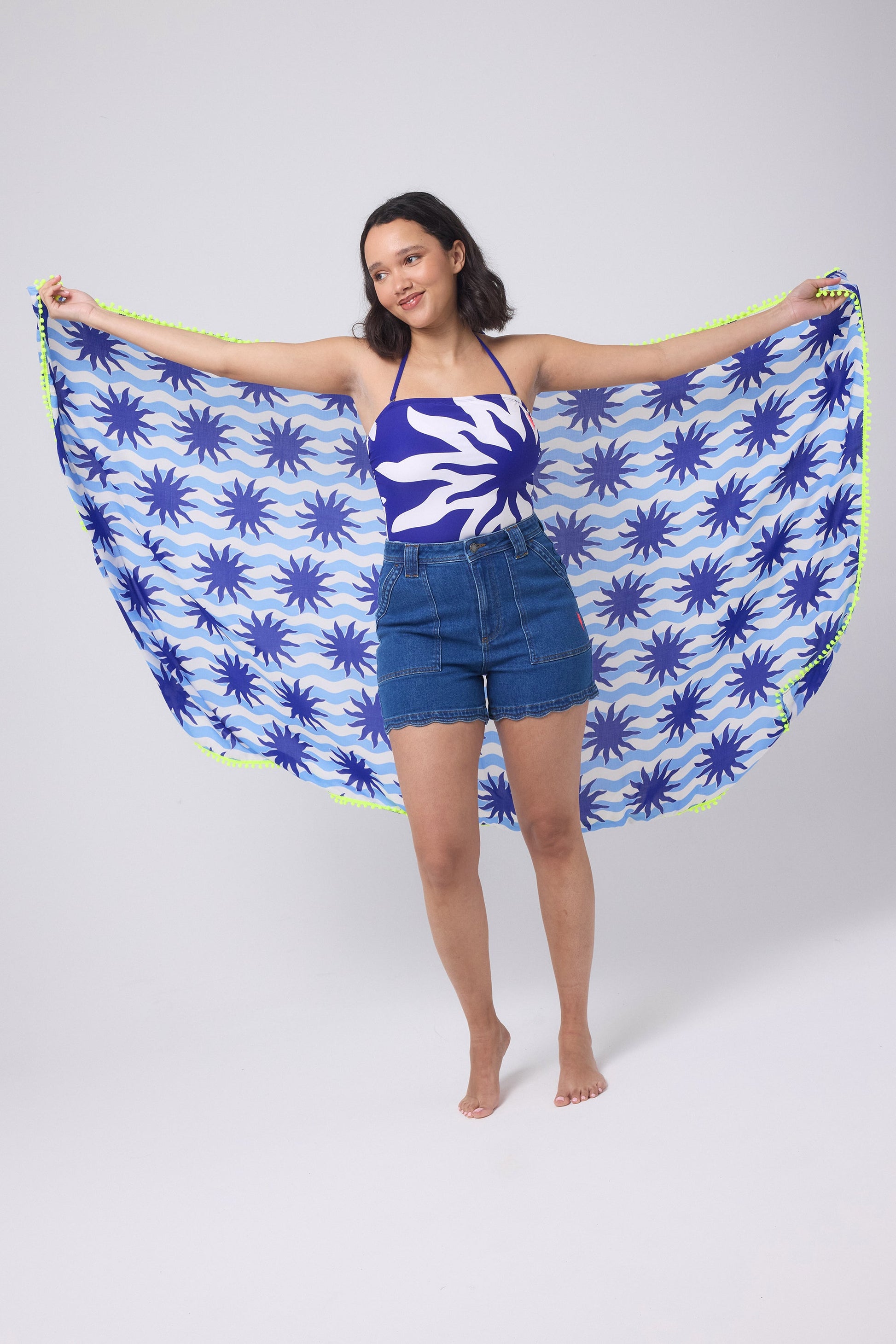 Blue Sunstar Charity Super Scarf