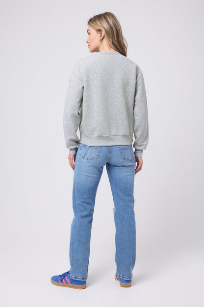 Grey Marl Multi Neon Bolt Ultimate Sweatshirt