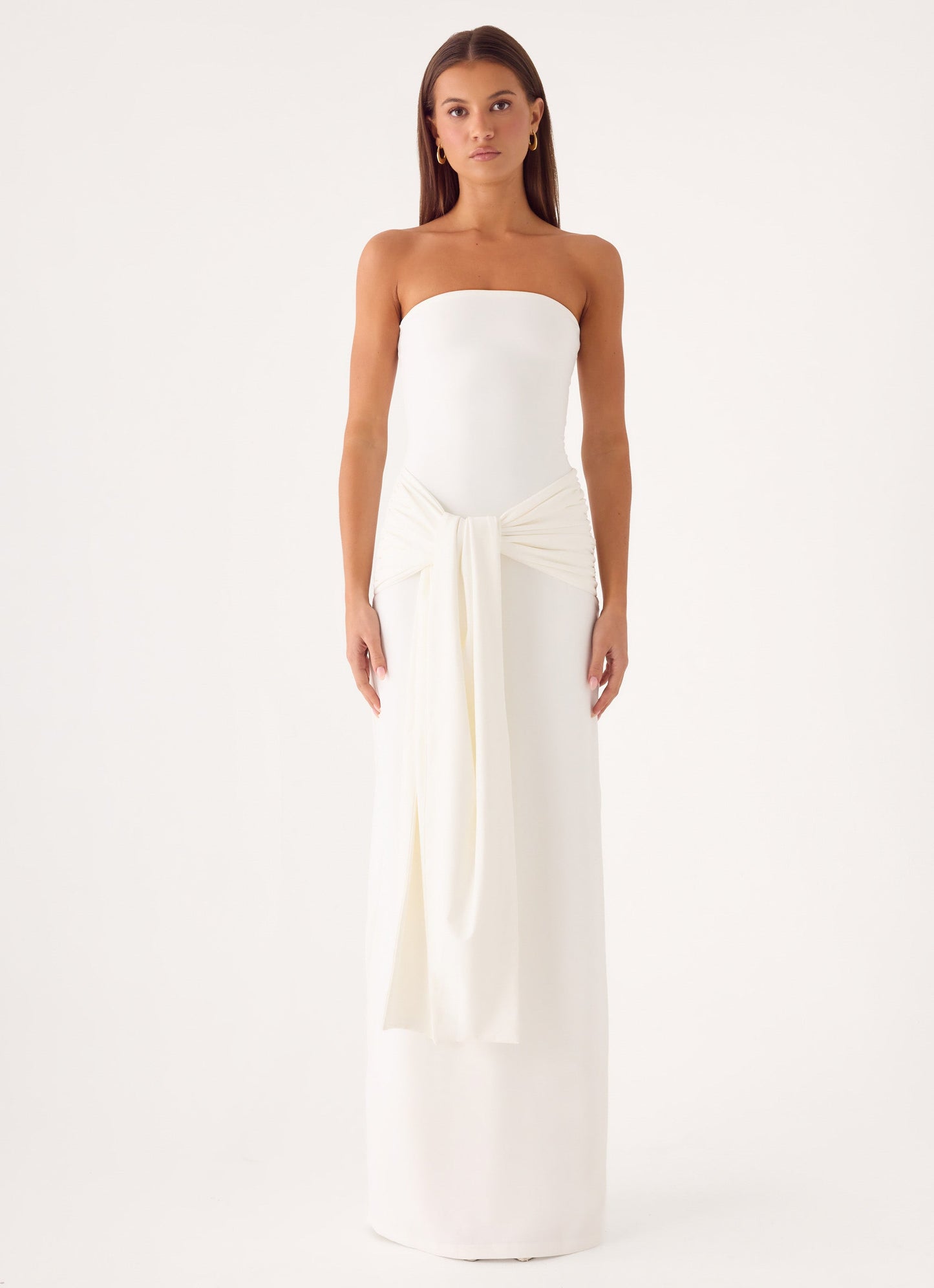 Stole My Heart Maxi Dress - White