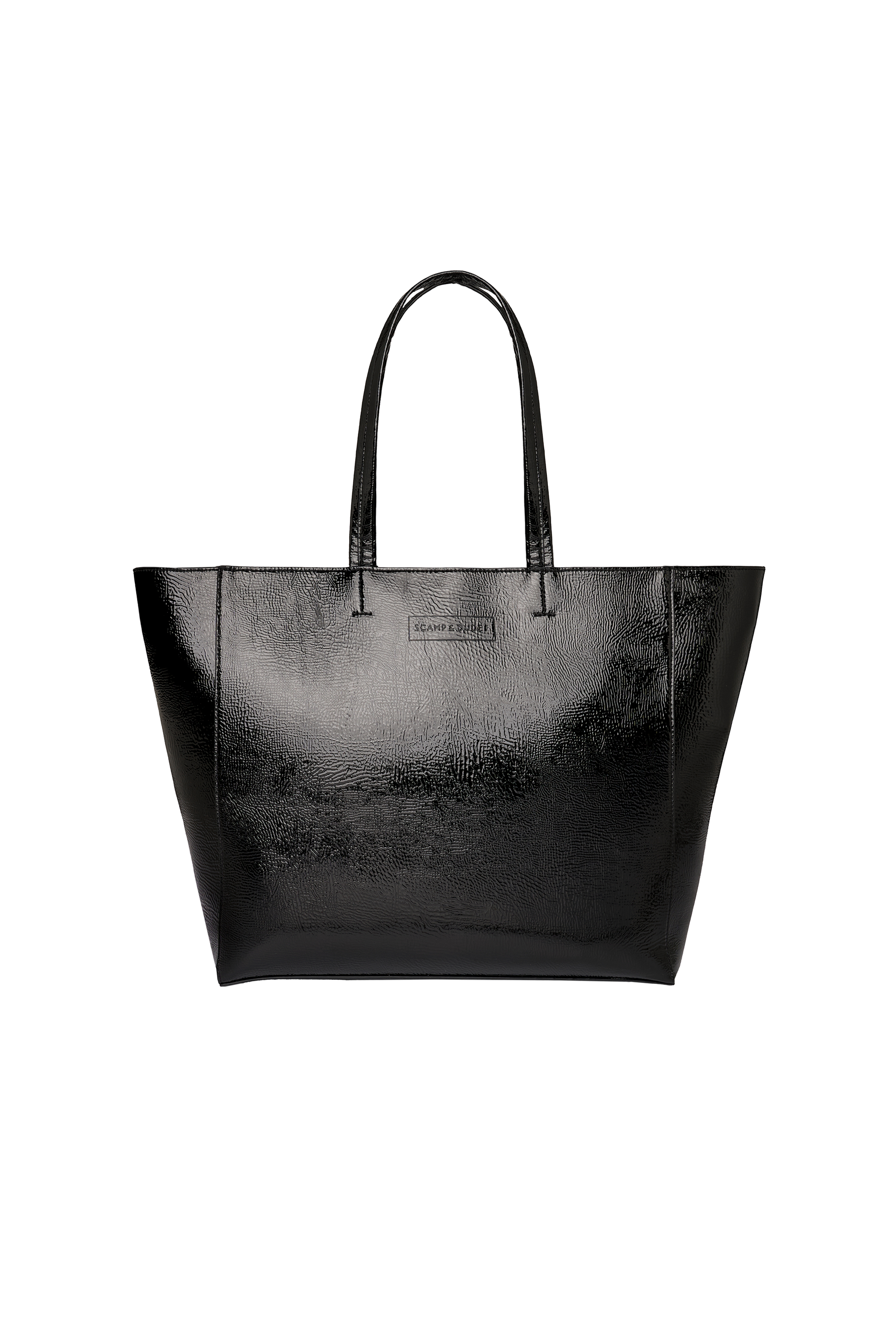 Black Studded Tote Bag