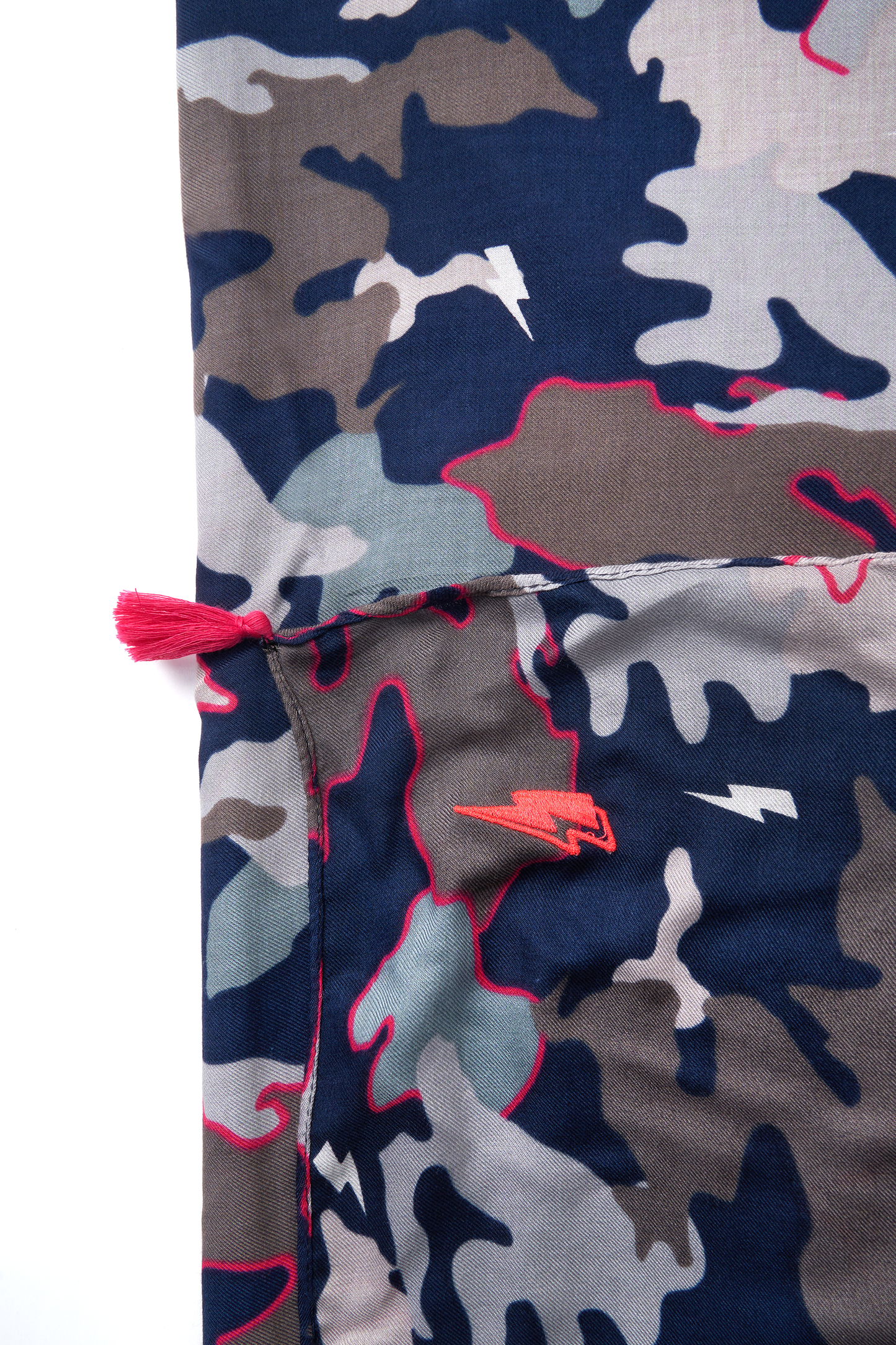 Navy with Pink Camo Charity Super Scarf