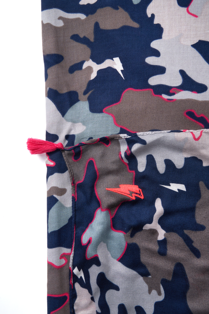 Navy with Pink Camo Charity Super Scarf