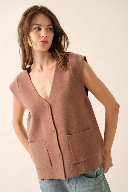 Real Talk Cap-Sleeve Pocket Cardigan