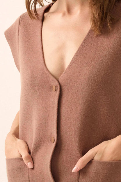 Real Talk Cap-Sleeve Pocket Cardigan