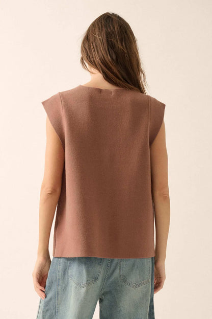 Real Talk Cap-Sleeve Pocket Cardigan