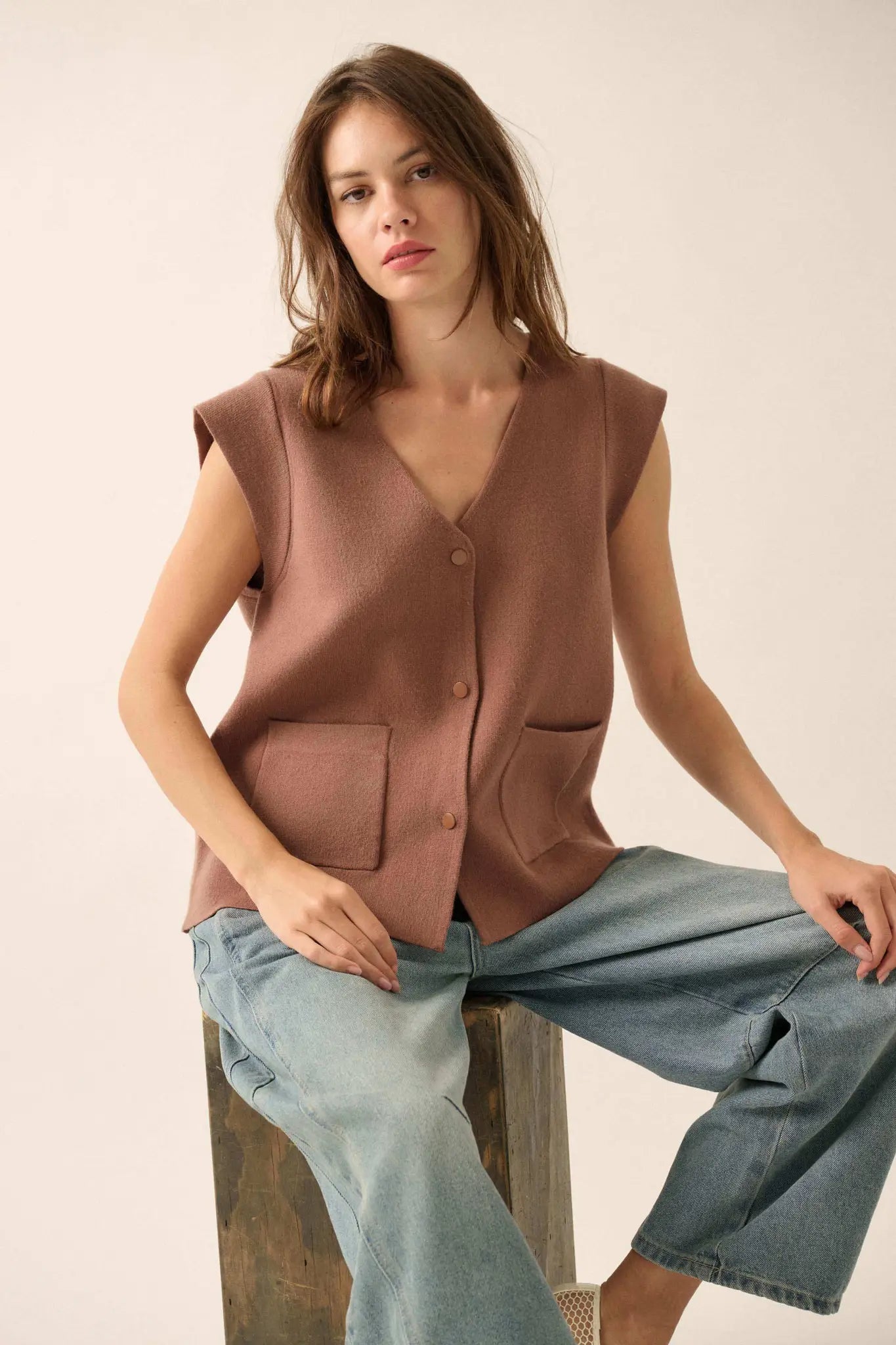 Real Talk Cap-Sleeve Pocket Cardigan