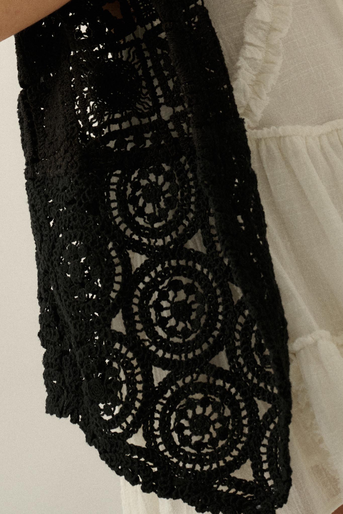 Find Your Bliss Crochet Open-Front Vest
