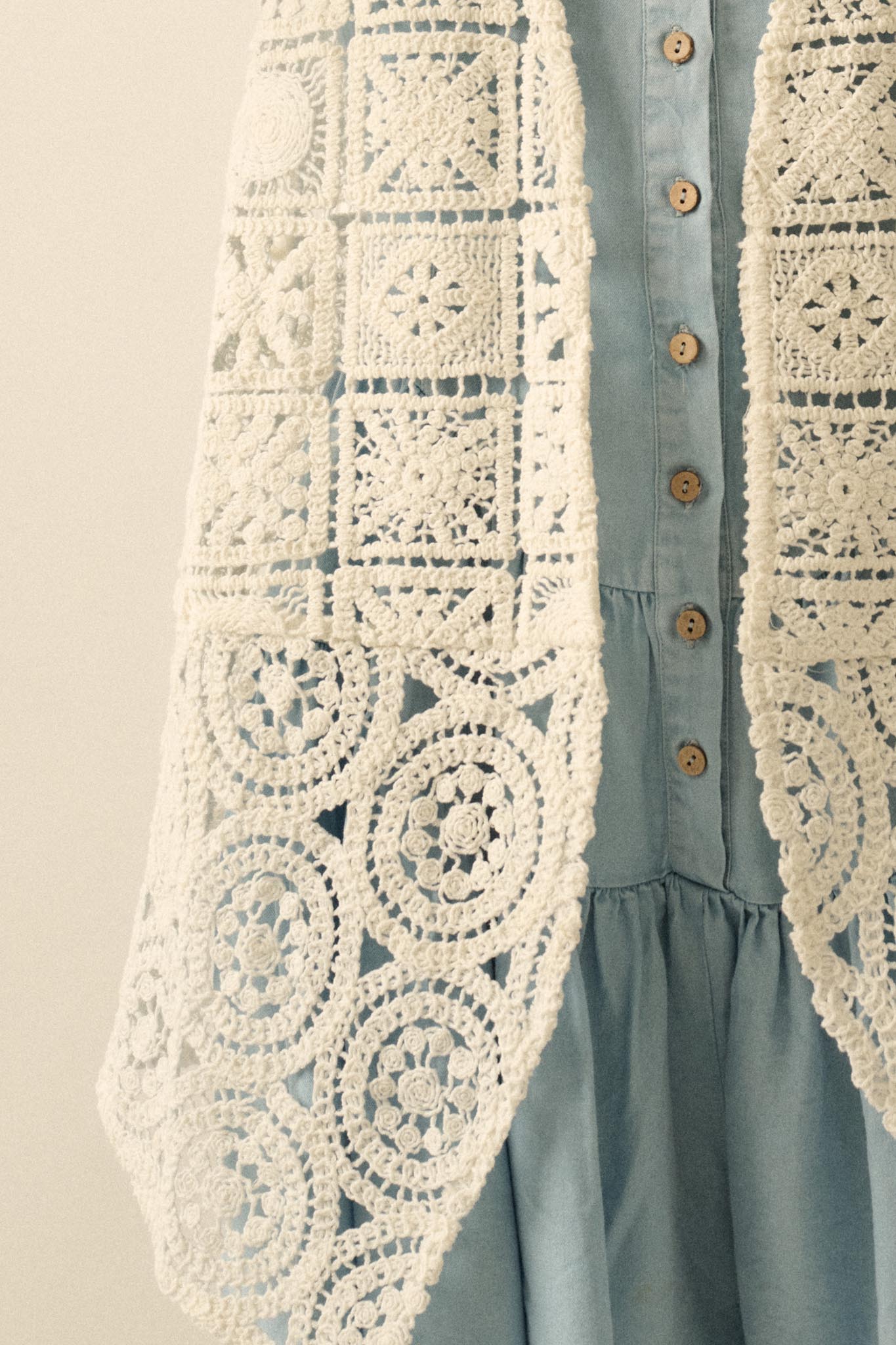 Find Your Bliss Crochet Open-Front Vest