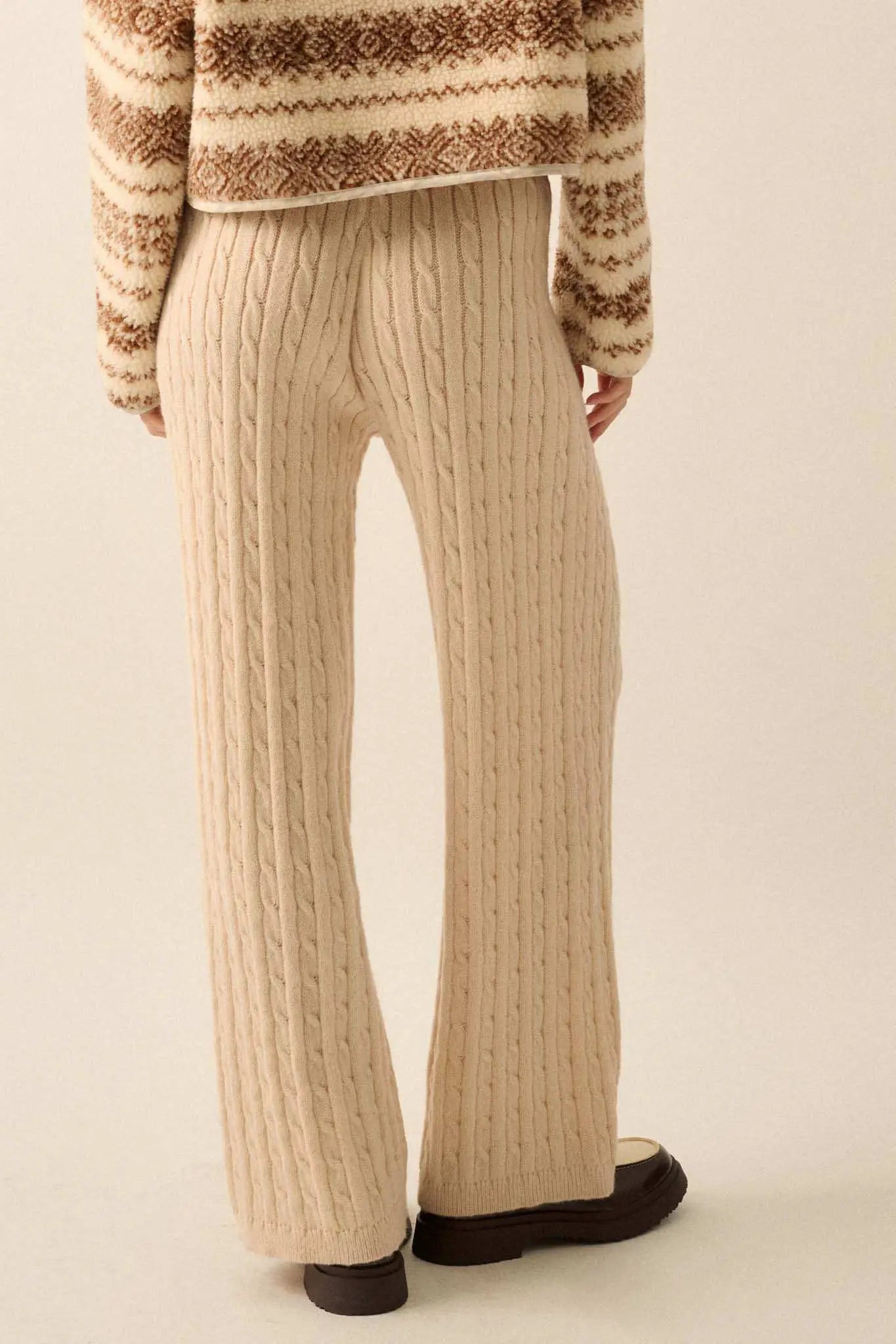 Better Together Cable Knit Sweater Pants