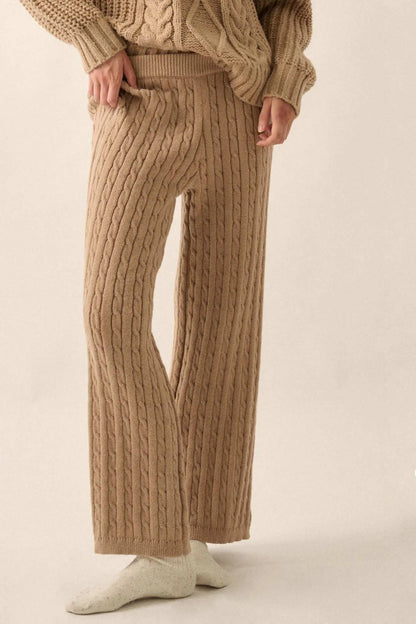 Better Together Cable Knit Sweater Pants