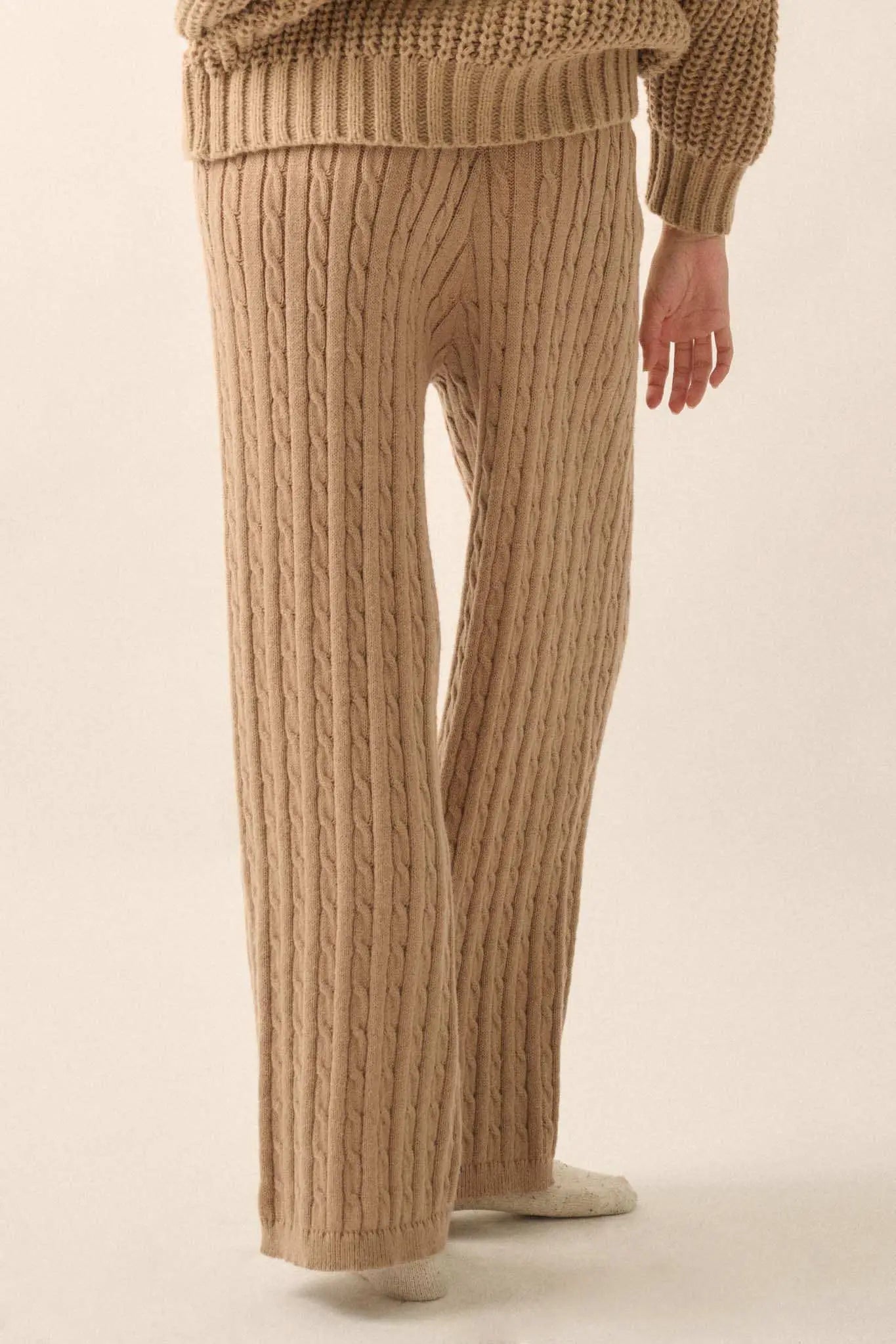 Better Together Cable Knit Sweater Pants