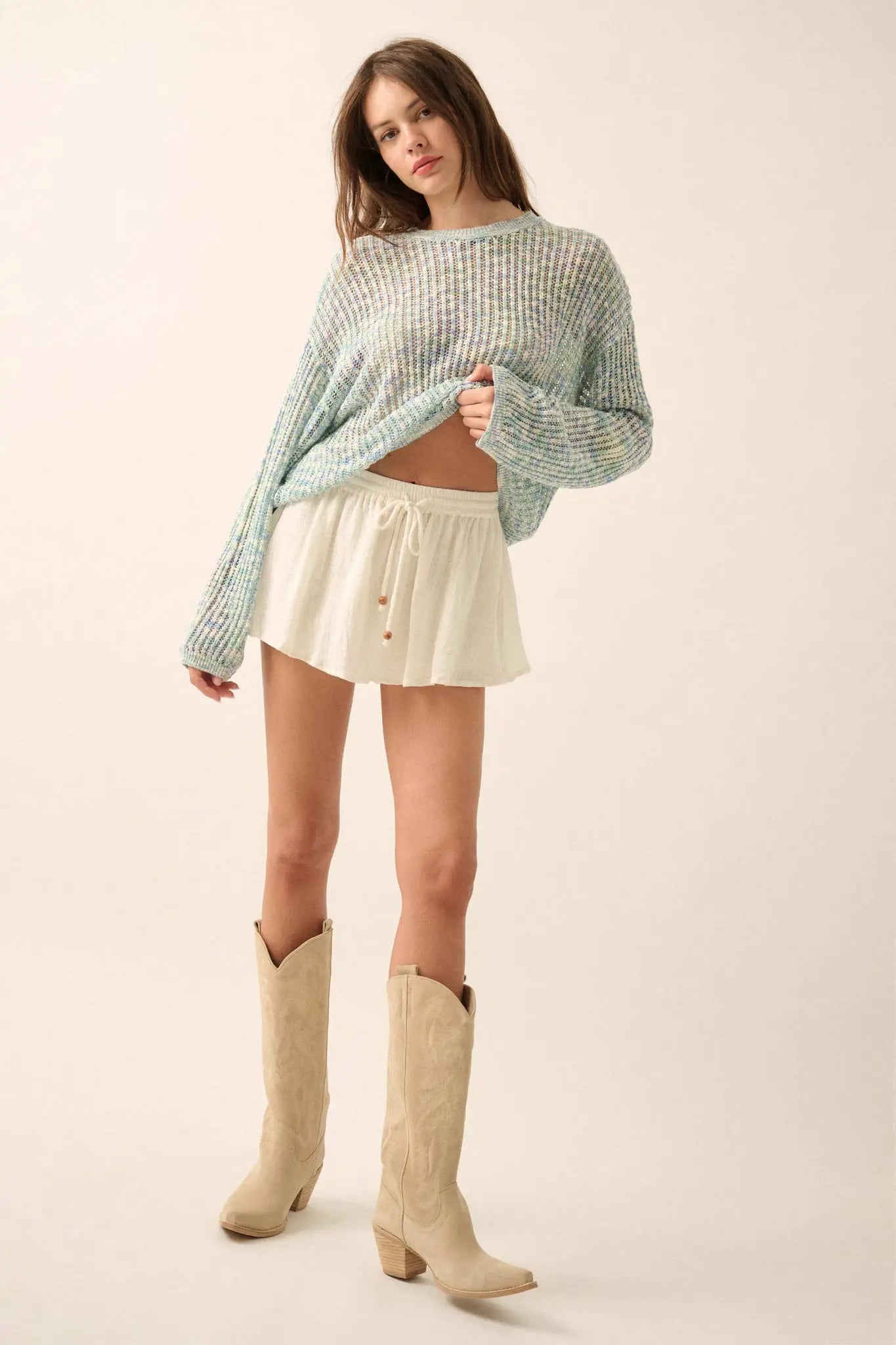 Freshen Up Textured Cotton Bloomer Skort