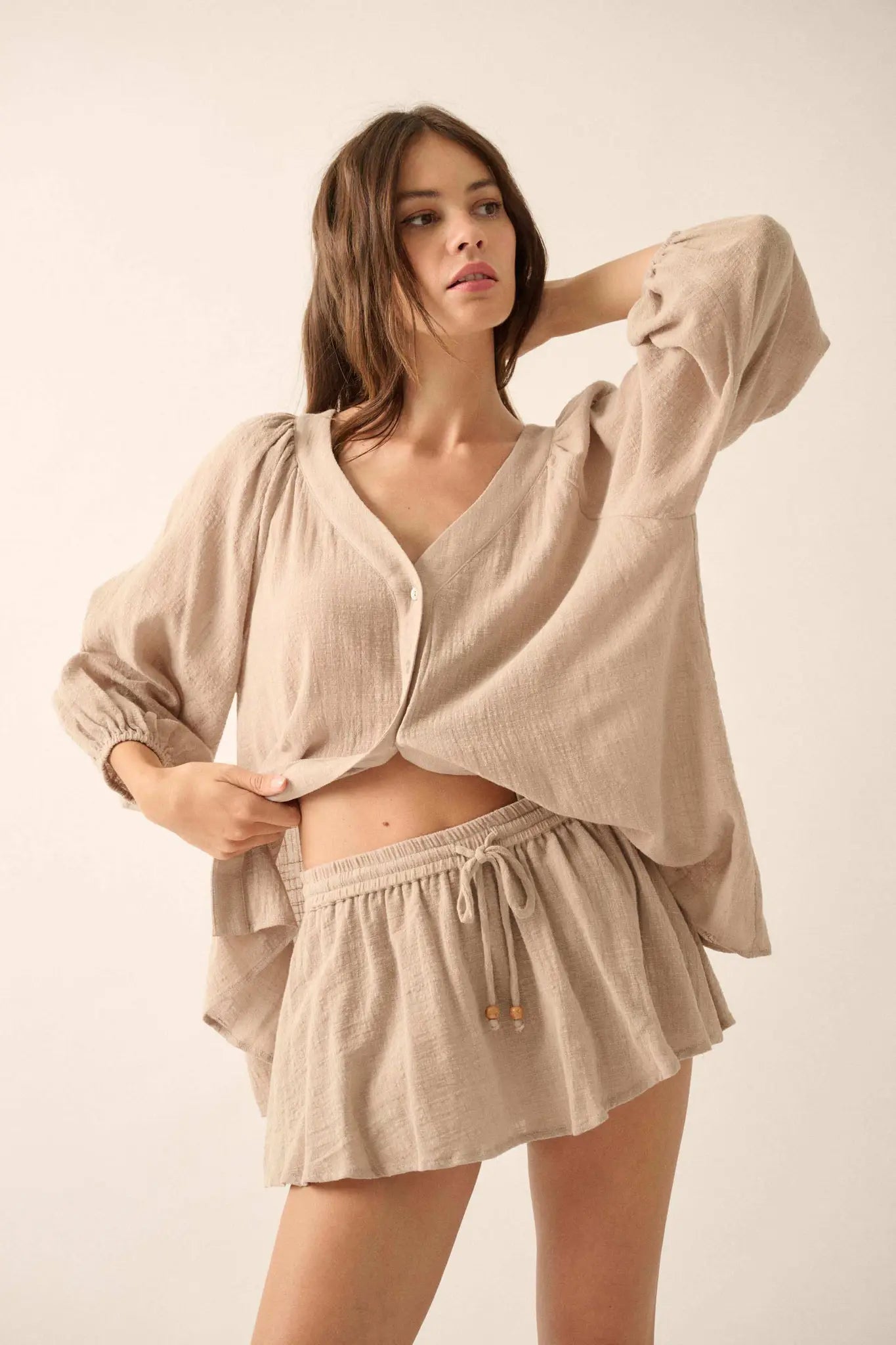 Freshen Up Textured Cotton Bloomer Skort