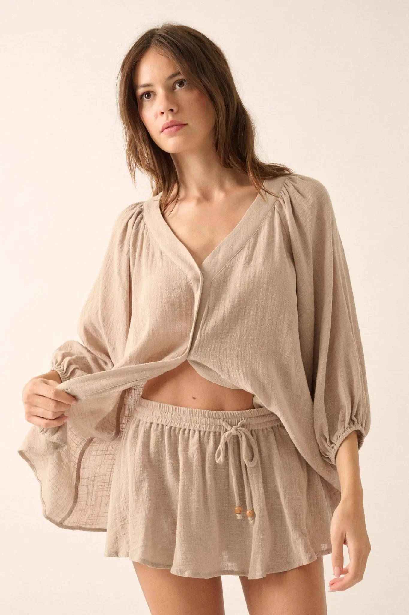 Freshen Up Textured Cotton Bloomer Skort
