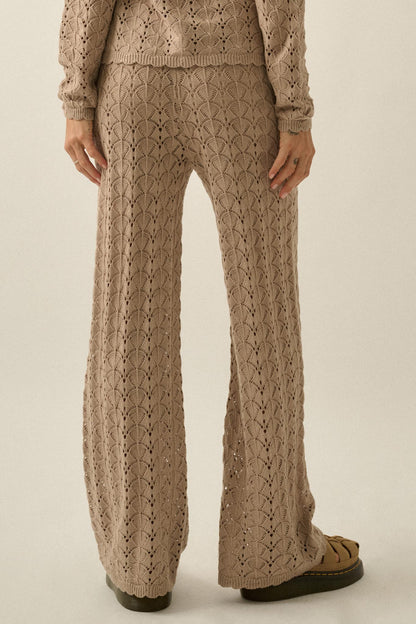 Everything You Need Pointelle-Knit Sweater Pants