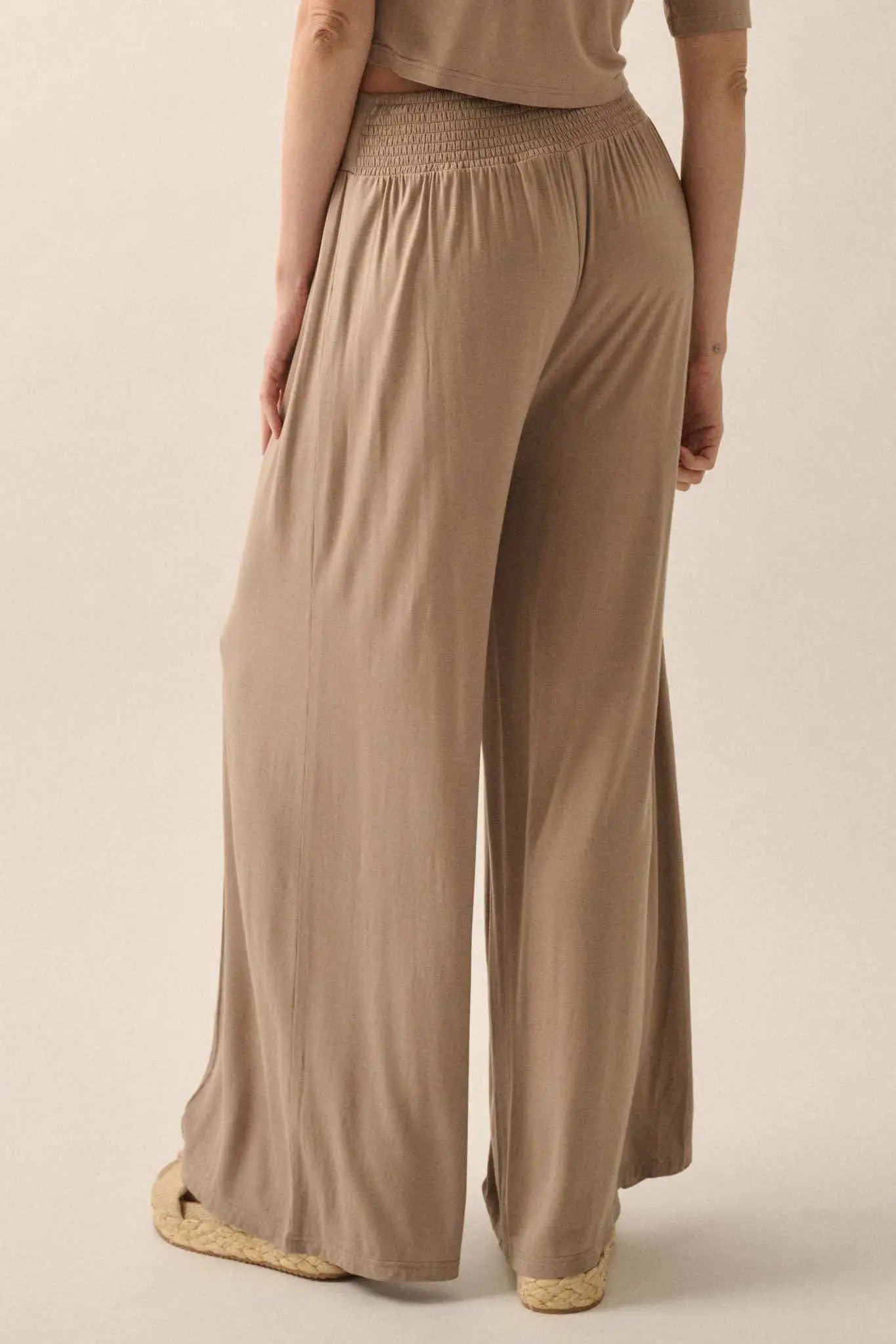 Essential Trends Modal Jersey Wide-Leg Pants