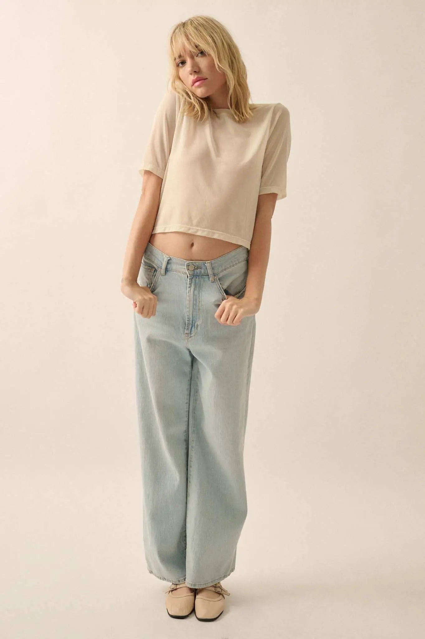 All Meshed Up Sheer Mesh Tee
