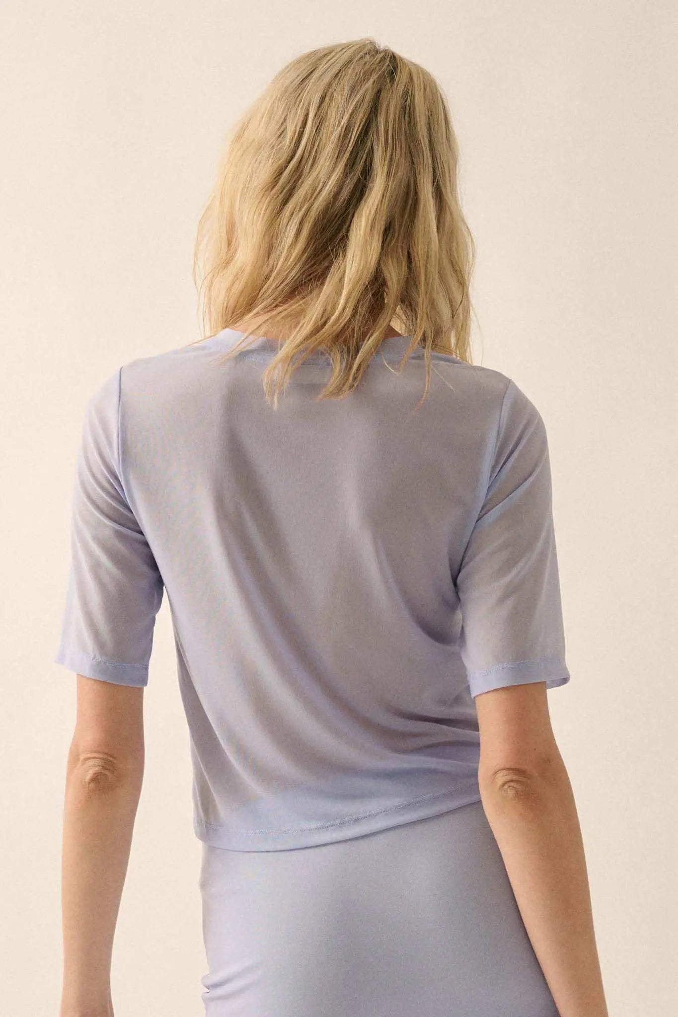 All Meshed Up Sheer Mesh Tee