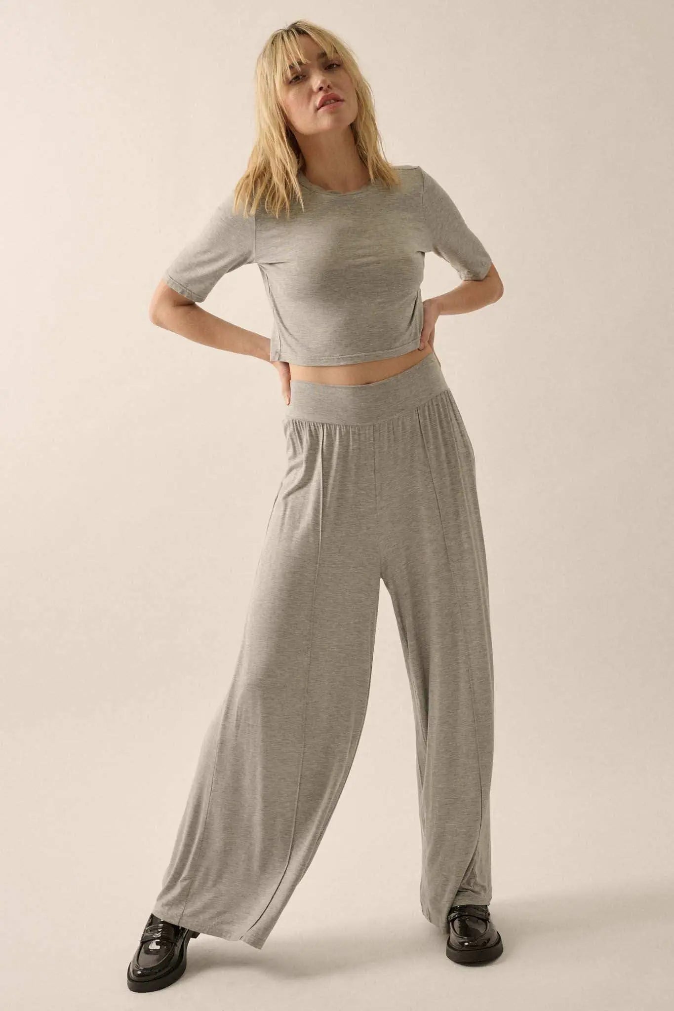 Essential Trends Modal Jersey Cropped Tee