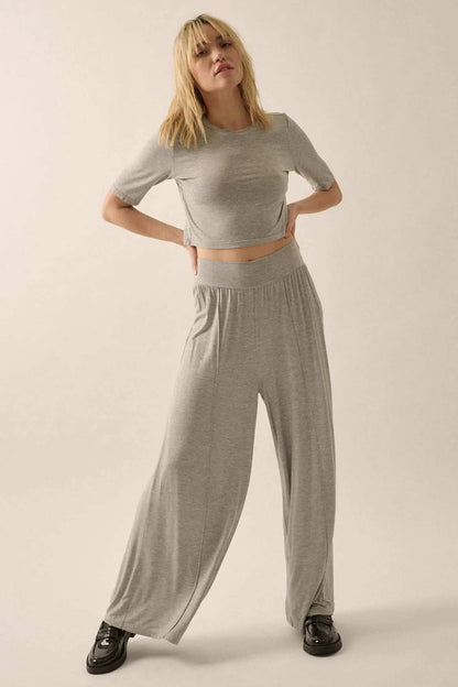 Essential Trends Modal Jersey Cropped Tee