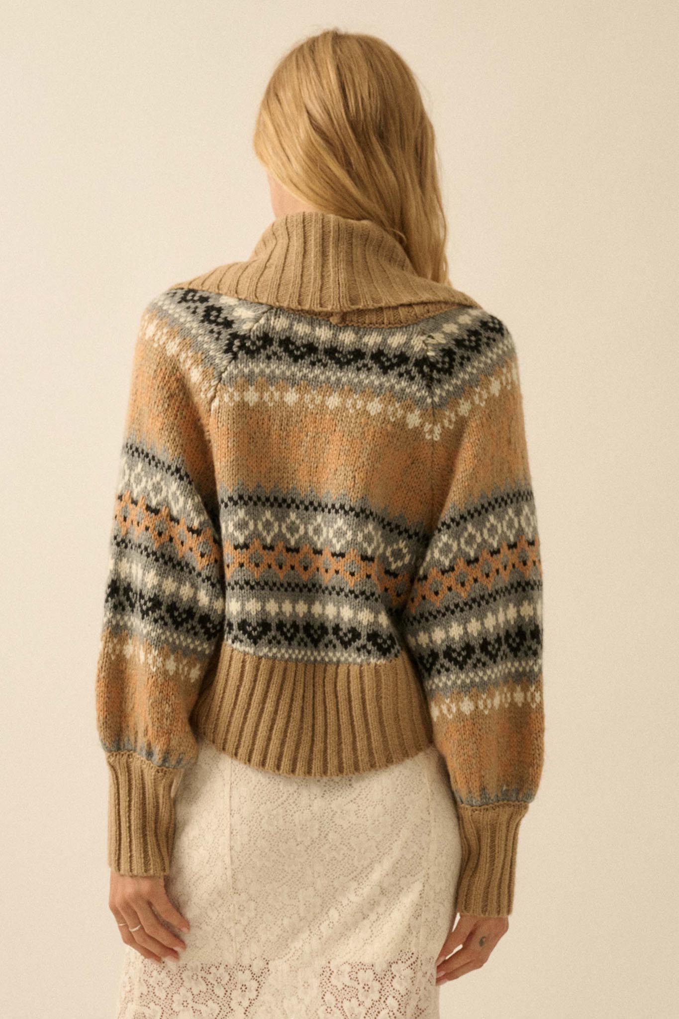 Après Chic Alpine-Knit Shrug and Tube Top Set