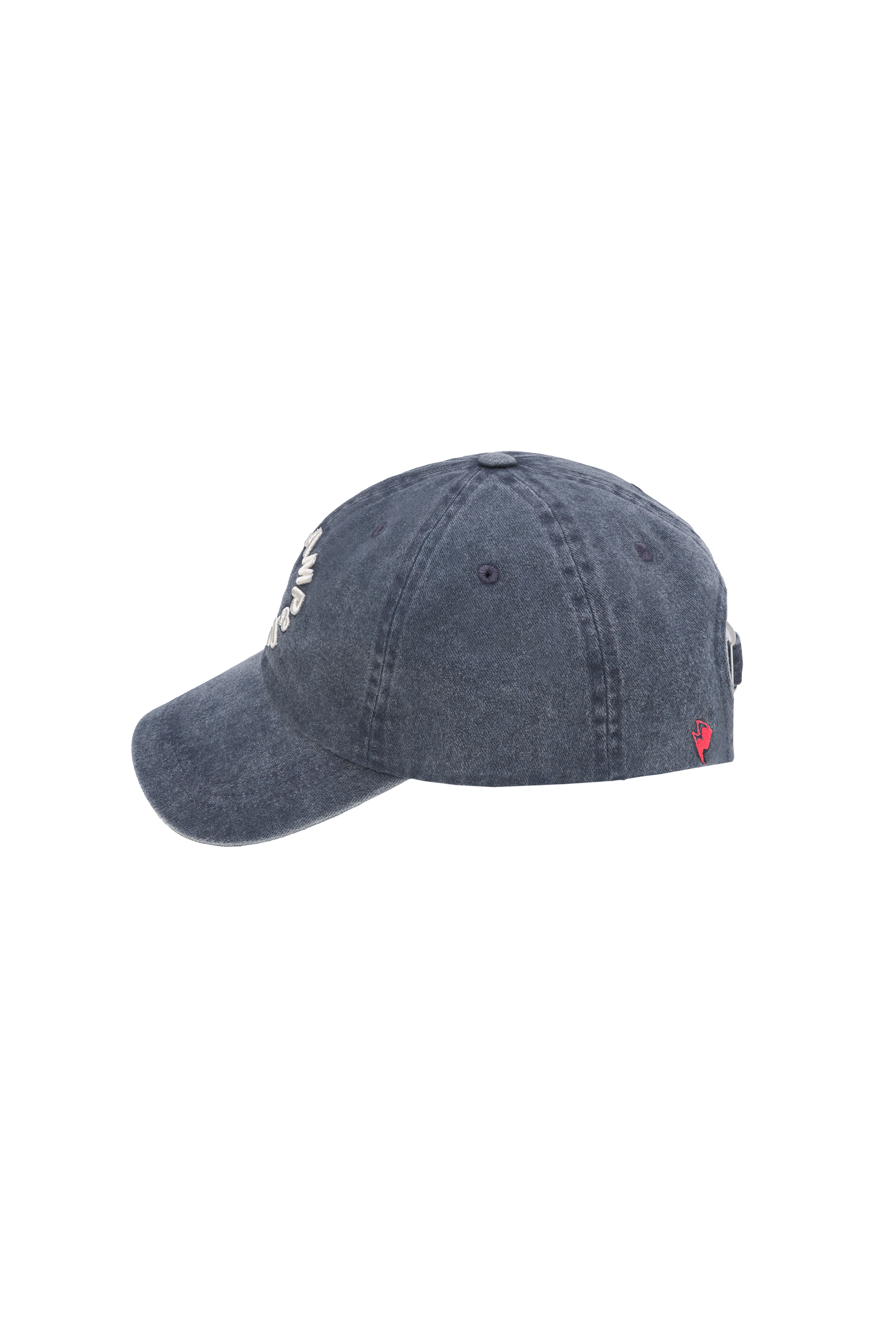 Washed Blue Graphic Logo Cap