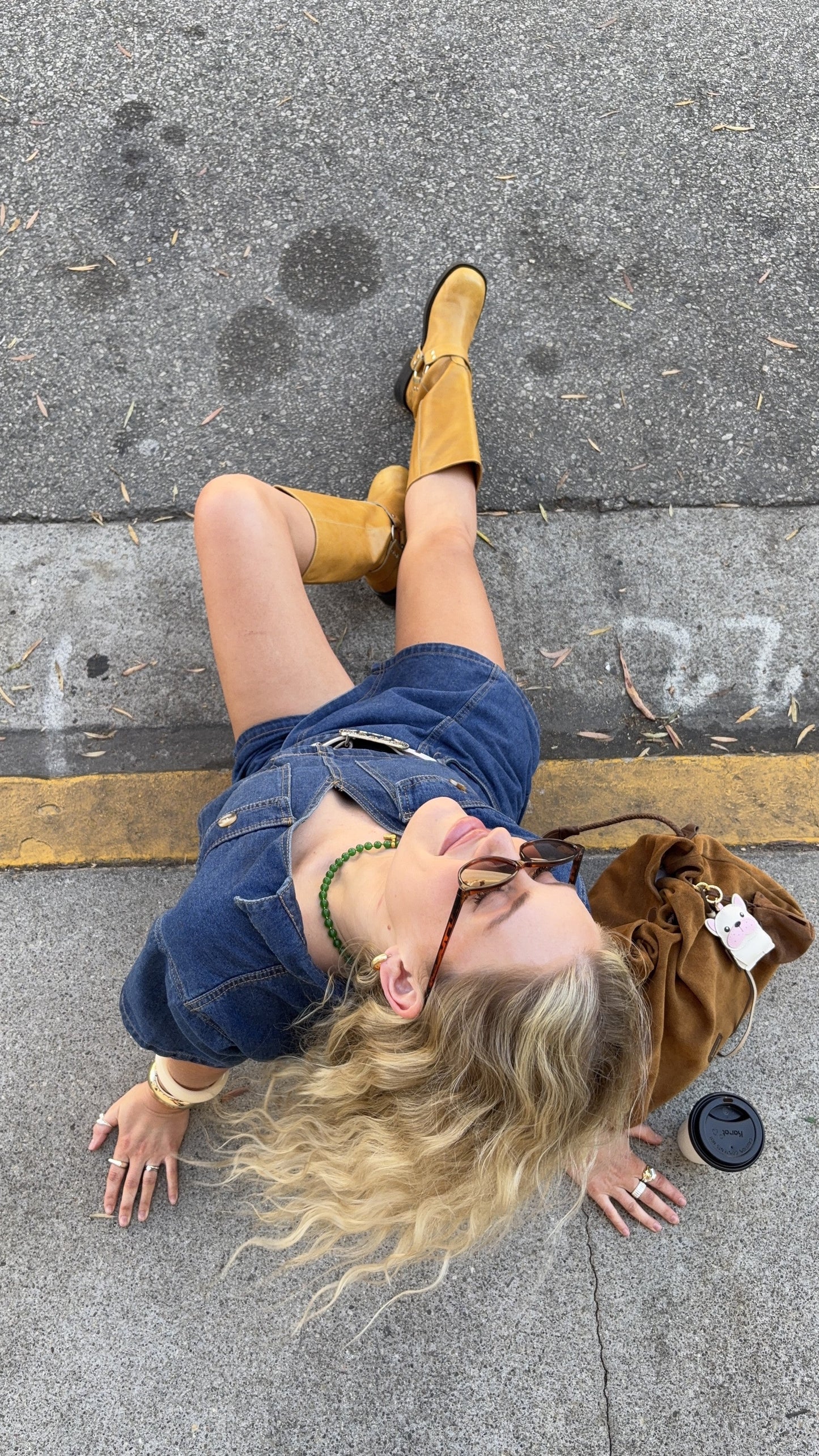 Olivia Top and Skort Set - Dark Denim