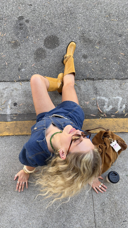 Olivia Top and Skort Set - Dark Denim